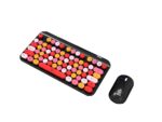 Hanar Multicolor Wireless Keyboard and Mouse